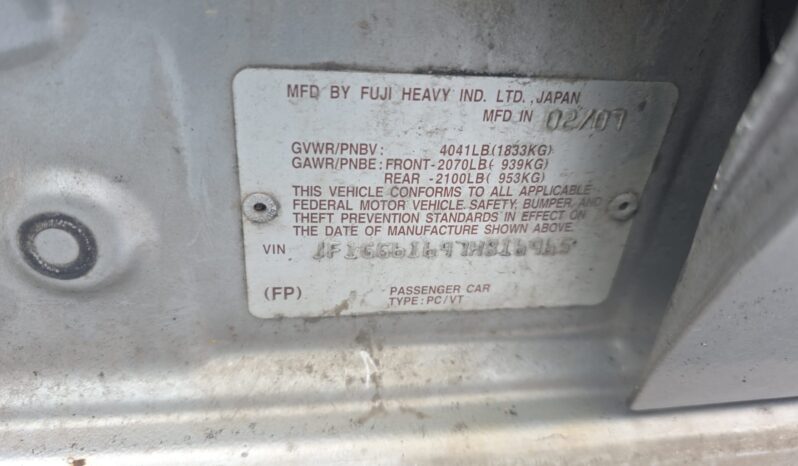 
								2007 Subaru Impreza full									