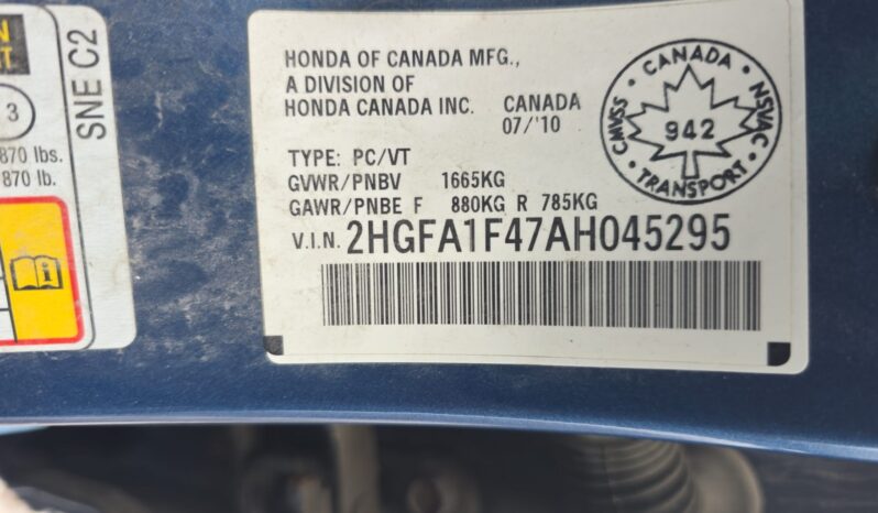 
								2010 Honda Civic Automatic FWD Sedan full									