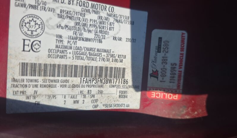 
								2011 Ford Focus SE Automatic FWD Sedan full									